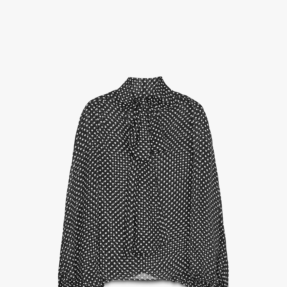 Cape Tie Blouse ZW Collection